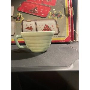 Hazel Atlas Moderntone Platonite Mint Cup